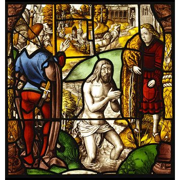 Panel - Naaman Washes in the River Jordan Panel - Naaman Washes in the River Jordan