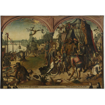 Oil painting - The Martyrdom of St. Ursula and the 11,000 Virgins