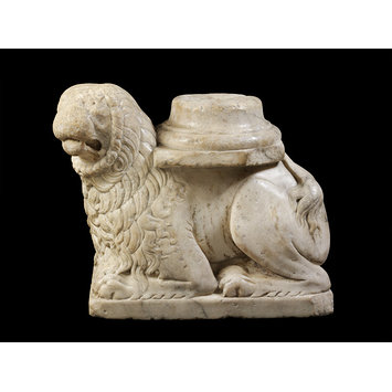 Column base - Couchant lion Column base - Couchant lion