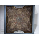 Ceiling from the Casa Maffi, Cremona; Ceiling painted in grisaille with Apollo and the Muses, and six heads in profile in the lunettes (Ceiling) Ceiling from the Casa Maffi, Cremona; Ceiling painted in grisaille with Apollo and the Muses, and six heads in profile in the lunettes (Ceiling)