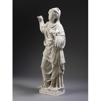 Statuette - A Virtue possibly Truth, Temperance or Justice