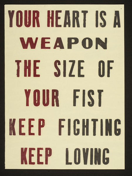 Your Heart is a Weapon ...
