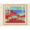 Print coloured by hand Print coloured by hand