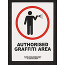 Authorised Graffiti Area (Sticker)