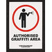 Sticker - Authorised Graffiti Area