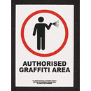 Authorised Graffiti Area (Sticker)