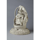A Stocking mender listening to a starling (Figure) A Stocking mender listening to a starling (Figure)