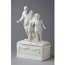 The blind Belisarius led by a boy over a serpent (Figure group) The blind Belisarius led by a boy over a serpent (Figure group)