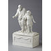 Figure group - The blind Belisarius led by a boy over a serpent
