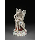 Time clipping the wings of Love (Figure group)