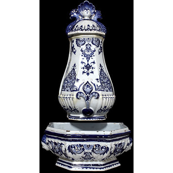 Fountain and basin Fountain and basin