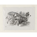 Print - Alice and the Red Queen running Print - Alice and the Red Queen running