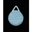 Flower holder - Ye frog and ye crow; Vitro-porcelain ; Ye frog and ye crow