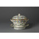 Sugar basin with cover and stand