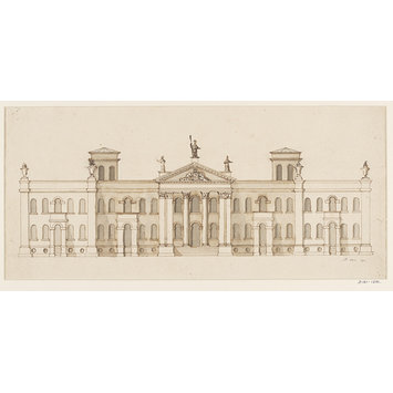 Design - Elevation of a long façade Design - Elevation of a long façade