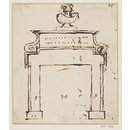 Rough elevation of chimney-piece (Design)