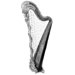 Pedal harp