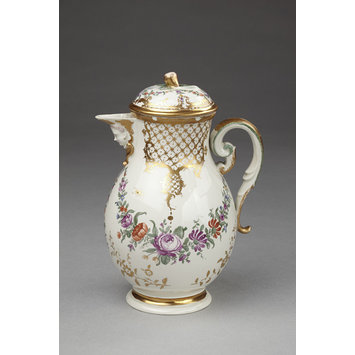 Coffee pot and cover Coffee pot and cover
