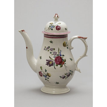 Coffee pot and cover Coffee pot and cover