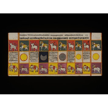 Jain manuscript - Samgrahanisutra or Samgrahaniratna; Trailokya dipi