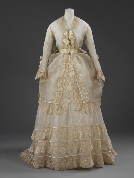 Wedding dress 1874 England
