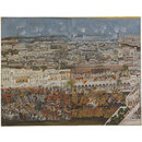 Painting - A Procession of Ghazi ud-Din Haider through Lucknow