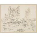 Cottage, side of Canal, River Lea, near Homerton, 1831. (Drawing) Cottage, side of Canal, River Lea, near Homerton, 1831. (Drawing)