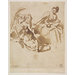 Drawing - Allegory in honour of the Duchess of Mantua
