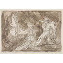 Saul and the Witch of Endor (Drawing) Saul and the Witch of Endor (Drawing)