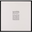 Colophon page for the edition of 20 prints entitled 'Trust Me' (Print)