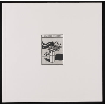 Print - Cylinder strength.  One plate from the suite  of 20 prints entitled 'Trust Me'