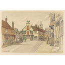 The Wheatsheaf Inn, between Wool Lane and North Street, Midhurst; Recording Britain (Drawing)