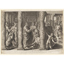 Healing of the Lame Man; Pinacotheca Hamptoniana; St. Peter and St. John Healing the Lame Man; Raphael Cartoons (Print) Healing of the Lame Man; Pinacotheca Hamptoniana; St. Peter and St. John Healing the Lame Man; Raphael Cartoons (Print)