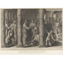 St. Peter and St. John Healing the Lame Man; Pinacotheca Hamptoniana; The Healing of the Lame Man; Raphael Cartoons (Print) St. Peter and St. John Healing the Lame Man; Pinacotheca Hamptoniana; The Healing of the Lame Man; Raphael Cartoons (Print)