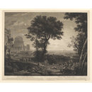 The great annual Sacrifice at the Temple of Apollo in the island of Delos (Print)