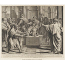 Pinacotheca Hamptoniana; The Blinding of Elymas; Elymas the Sorcerer Struck Blind; Raphael Cartoons; The Conversion of Sergius Paulus; The Conversion of the Proconsul (Print)