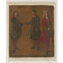 Oil painting - Three Studies of Men