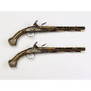 Pair of flintlock pistols