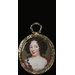 Enamel miniature - Portrait of Hortense Mancini (1646-1699), Duchesse de Mazarin