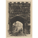 High Street Gate, Salisbury (Etching) High Street Gate, Salisbury (Etching)