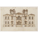 Early project for the entrance front of Eastbury Park, Dorset (Design)