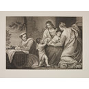 The Holy Family; The Vision of St. Catherine (Print)