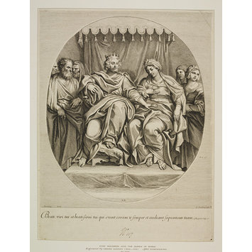 Print - Solomon and the Queen of Sheba Print - Solomon and the Queen of Sheba