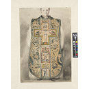 Watercolour - Portrait of the Rev. Edmund Benson wearing a medieval chasuble, Salisbury