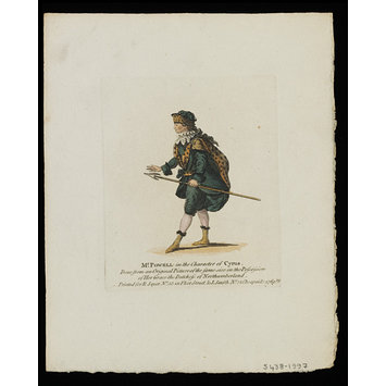Print - Mr. Powell in the Character of Cyrus. Print - Mr. Powell in the Character of Cyrus.