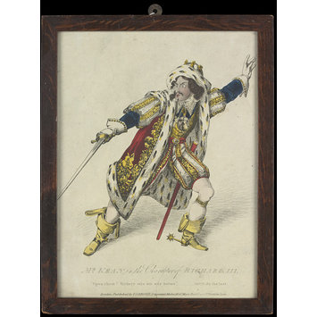 Print - Mr. Kean in the Character of Richard III. Print - Mr. Kean in the Character of Richard III.