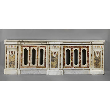 Pair of altar balustrades