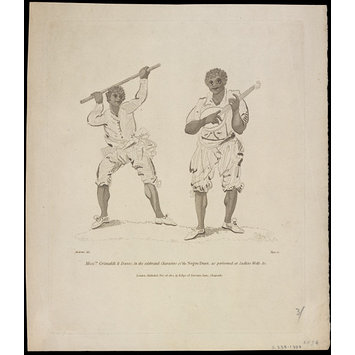 Print - Messrs. Grimaldi and Daves, in the celebrated Characters of the Negro Duet, as performed at Sadlers Wells, etc. Print - Messrs. Grimaldi and Daves, in the celebrated Characters of the Negro Duet, as performed at Sadlers Wells, etc.