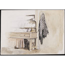 A Welsh dresser (Watercolour)