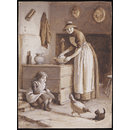 Sketch for an oil painting 'Familiarity breeds Contempt' (Watercolour) Sketch for an oil painting 'Familiarity breeds Contempt' (Watercolour)